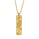 18K Gold-Plated 12 Zodiac Sign Guardian Necklace - Deitylove Jewelry