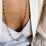 18K gold-plated cross necklace without pendant - Deitylove Jewelry