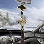 Alloy Cross Car Hanging Ornament - Deitylove Jewelry