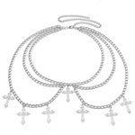 Beautiful cross waist chain - Deitylove Jewelry