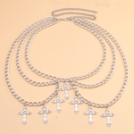 Beautiful cross waist chain - Deitylove Jewelry