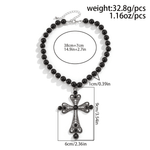 Cross Necklace Combining Pearls Luxury - Deitylove Jewelry