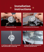 Cross Perfume Locket with Rhinestones - Deitylove Jewelry