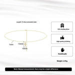 Cross Star Pendant Waist Chain - Handmade Elegant 925 Sterling Silver Design - Deitylove Jewelry