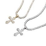 Divine Radiance Eternal Cross Necklace - Deitylove Jewelry
