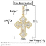 Divine Radiance Eternal Cross Necklace - Deitylove Jewelry