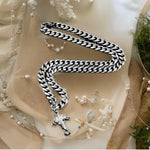 Edgy Cross Pendant Chain Necklace - Deitylove Jewelry