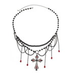 Pearl Cross Waist Necklace - Deitylove Jewelry