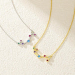 Scorpio Zirconia Sterling Silver Necklace - Deitylove Jewelry