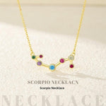 Scorpio Zirconia Sterling Silver Necklace - Deitylove Jewelry