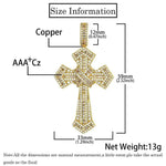 Sparkling Luxurious Gold Cross Necklace - Deitylove Jewelry