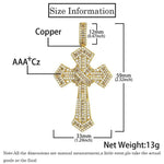 Sparkling Luxury White Gold Cross Necklace - Deitylove Jewelry