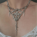 Thorns Fashion Cross Necklace - Deitylove Jewelry