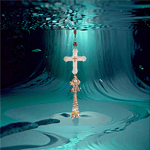 Crystal Cross Car Hanging Ornament - Deitylove Jewelry