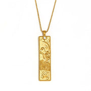 18K Gold-Plated 12 Zodiac Sign Guardian Necklace - Deitylove Jewelry