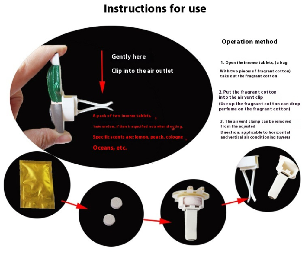 Car-mounted Exquisite Cross Aroma Diffuser