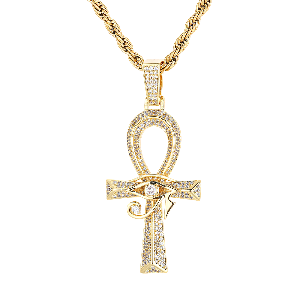 Ankh Crucifix Necklace