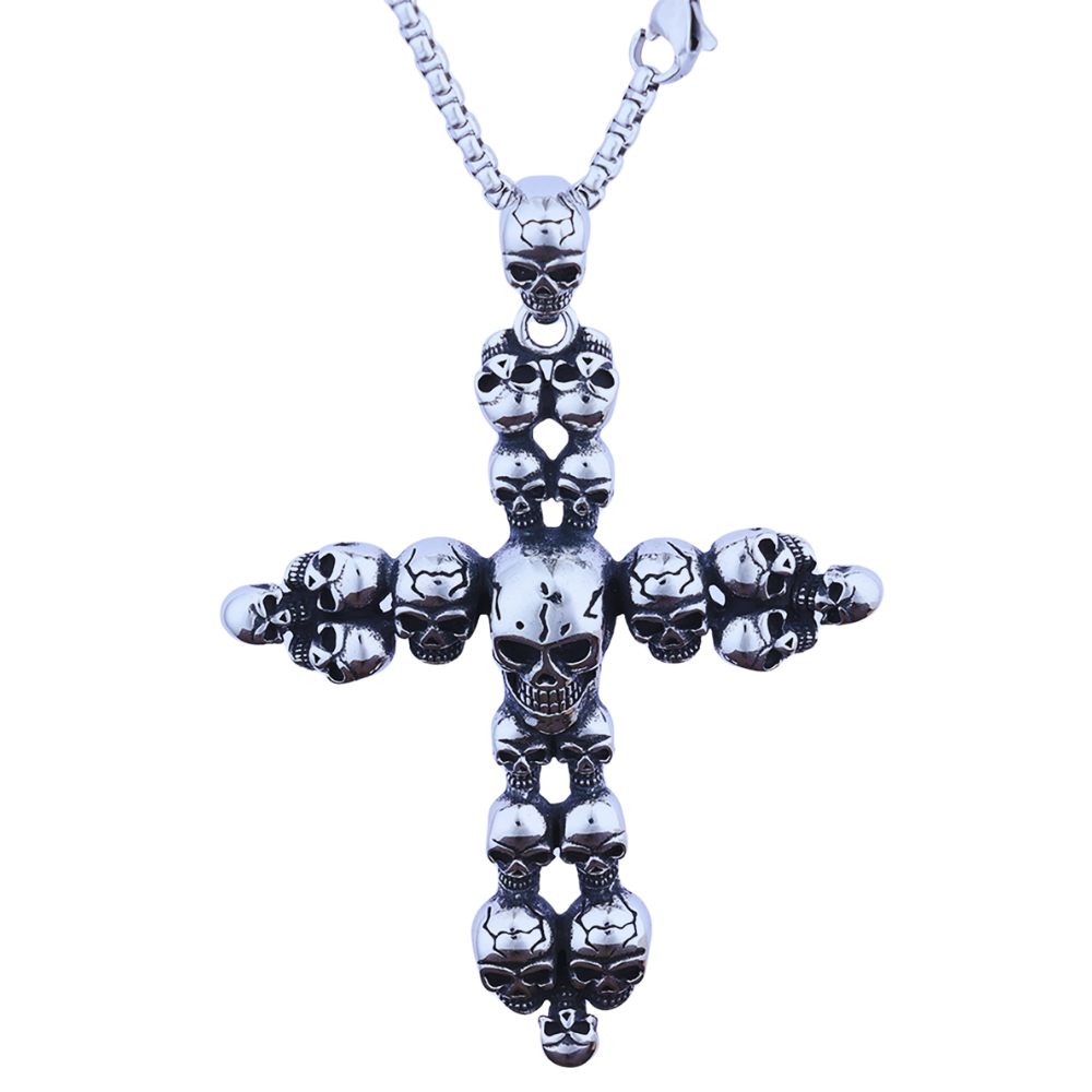 Popular Skull Cross Necklace