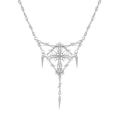 Thorns Fashion Cross Necklace