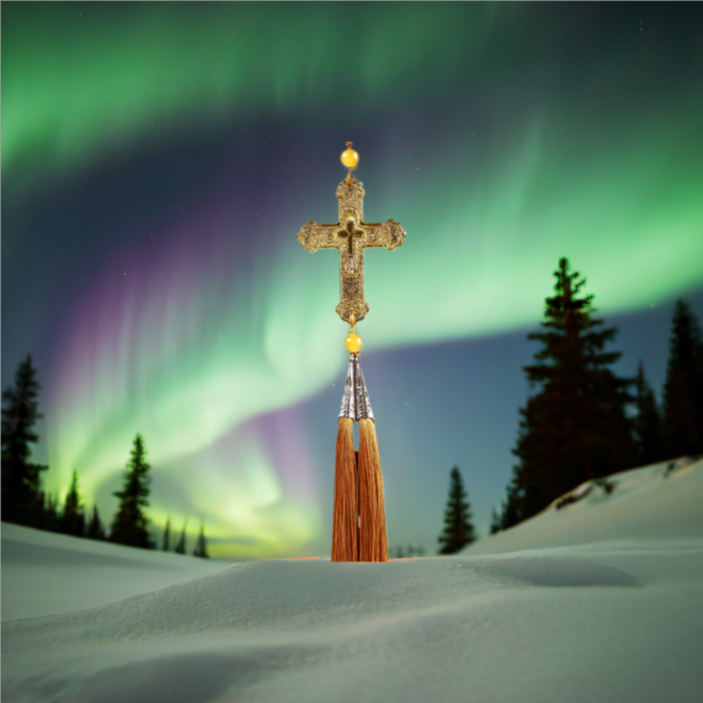 Crystal Cross Car Hanging Ornament