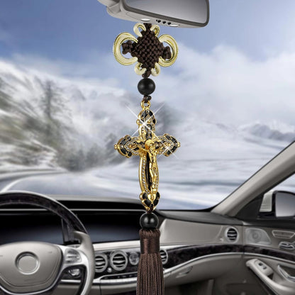 Alloy Cross Car Hanging Ornament