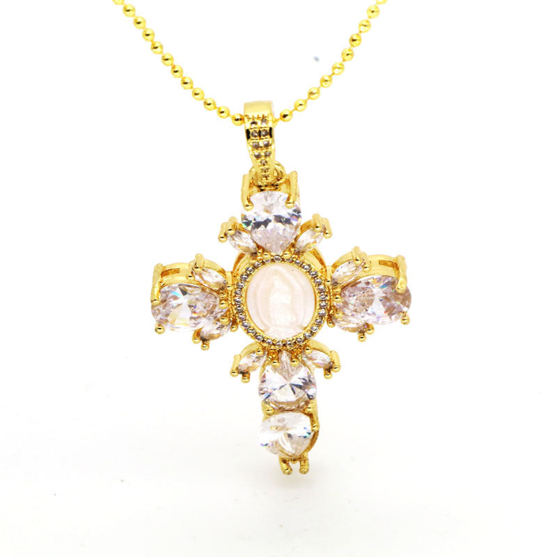 Radiant Divine Light Cross Necklace