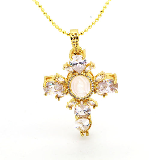 Radiant Divine Light Cross Necklace