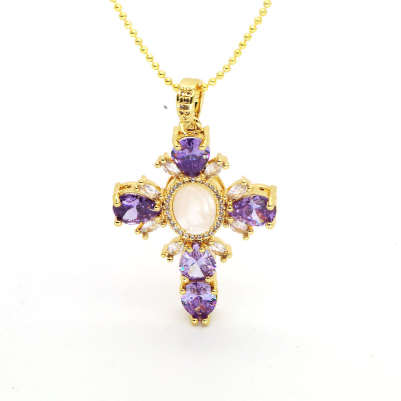 Radiant Divine Light Cross Necklace