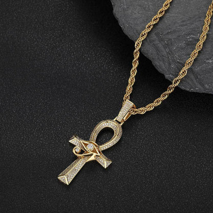 Ankh Crucifix Necklace