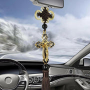 Alloy Cross Car Hanging Ornament - Deitylove Jewelry