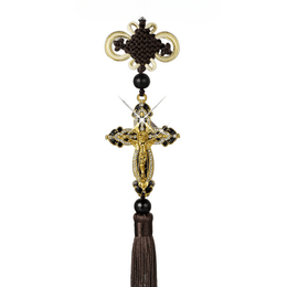 Alloy Cross Car Hanging Ornament - Deitylove Jewelry