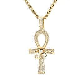 Ankh Crucifix Necklace - Deitylove Jewelry