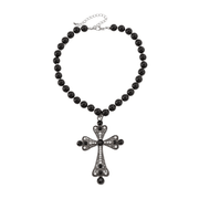 Cross Necklace Combining Pearls Luxury - Deitylove Jewelry