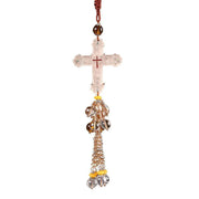 Crystal Cross Car Hanging Ornament - Deitylove Jewelry