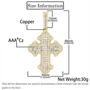 Divine Radiance Eternal Cross Necklace - Deitylove Jewelry