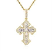 Divine Radiance Eternal Cross Necklace - Deitylove Jewelry