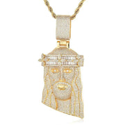 Holy Glorious Jesus Gold Necklace - Deitylove Jewelry