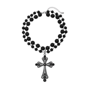 Luxurious Double-Layer Pearl Cross Pendant Necklace - Deitylove Jewelry