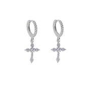 Radiant Holy Cross Earrings - Deitylove Jewelry