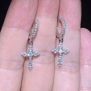Radiant Holy Cross Earrings - Deitylove Jewelry