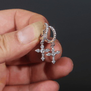Radiant Holy Cross Earrings - Deitylove Jewelry