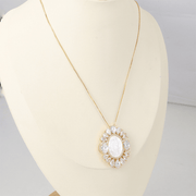 Radiant Madonna Gem Necklace - Deitylove Jewelry
