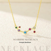 Scorpio Zirconia Sterling Silver Necklace - Deitylove Jewelry